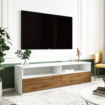 Comoda TV, Inarch, Centra, Alb / Natural