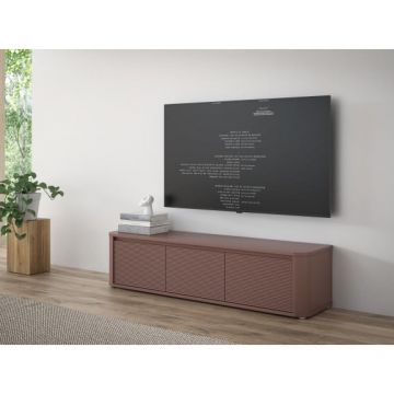 Comoda Tv Mica Bibliotheque, Terracotta, 168 Cm