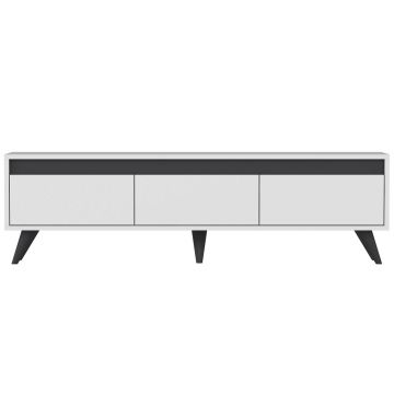 Comoda TV, Odessa, Century, 150x30x45 cm, PAL, Alb