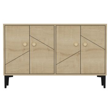 Comoda TV, Odessa, Cria, 120x75x30 cm, PAL, Maro