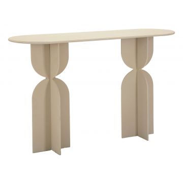 Consola Dune, Mauro Ferretti, 120x40x75.5 cm, fier, crem