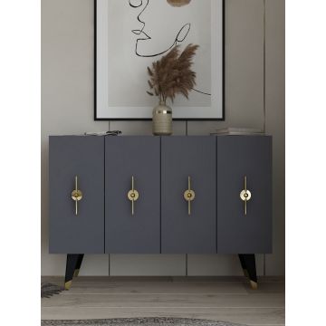 Consola, Olivia, Quart Ramada, Aur/Antracit
