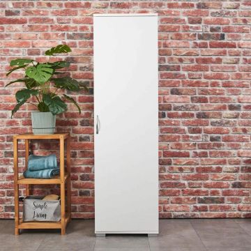 Dulap multifunctional, Tuvalle, Tuval 063, 50x176x49 cm, Alb