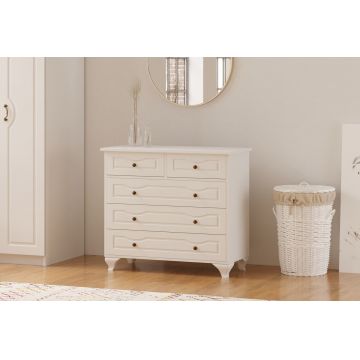 Dulap, Rabi, Rb-180, 90x86x40 cm, Alb mat