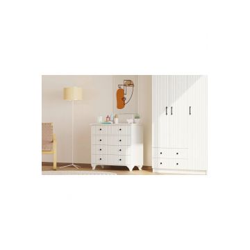 Dulap, Rabi, Rb-185-09, 90x86x40 cm, Alb mat