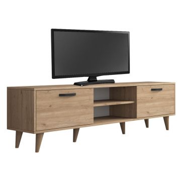 Unitate TV Sabian în nuc de 180x35x48,5cm 35x180
