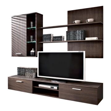 Unitate TV Salome pakoworld LED Nuc 200x41x190cm Unitate TV Salome pakoworld LED Nuc 200x41x190cm