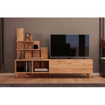 Comoda TV, Coraline, Vale, 160x115x33 cm, PAL, Maro
