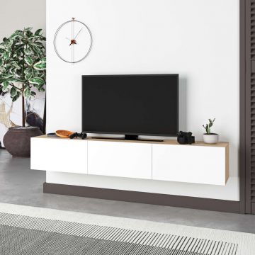 Comoda TV, Homitis, Francy 180, Stejar Safir / Alb