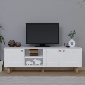 Comoda TV, Miwood, Bohemian 1600-70, Alb