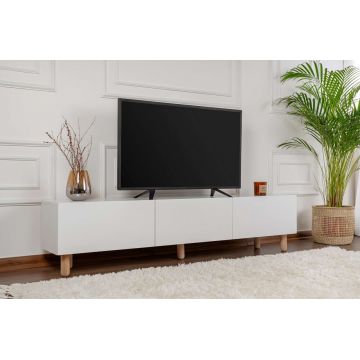 Comoda TV, Odessa, Alvin, 180x42x31.4 cm, Alb