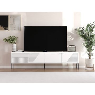 Comoda TV, Odessa, Dore, 180x45x30 cm, Alb