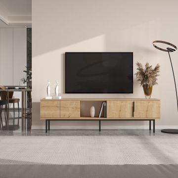 Comoda TV, Odessa, Ramsey, 180x50x29.6 cm, Maro