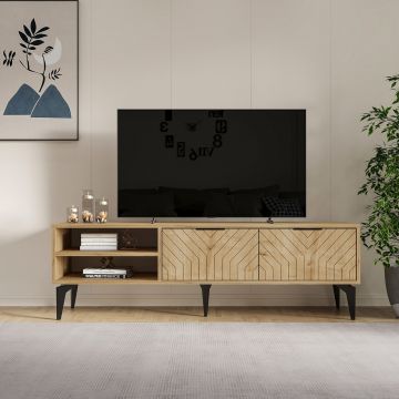 Comoda TV, Odessa, Regina, 160x50x29.6 cm, Maro