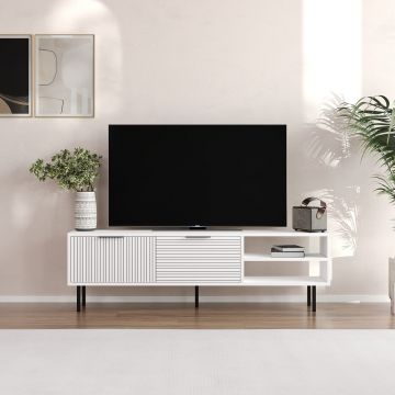 Comoda TV, Odessa, Venus, 150x45x30 cm, Alb