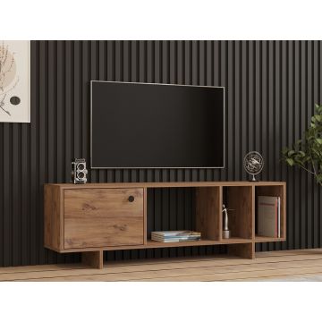 Comoda TV, Puqa Design, Folsom, 140x45x29 cm, PAL, Maro