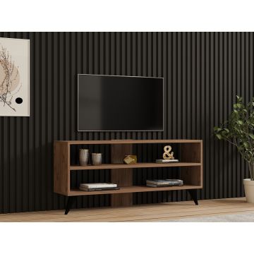 Comoda TV, Puqa Design, One, 120x50x29.6 cm, PAL, Maro