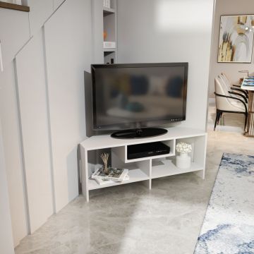 Comoda TV, Zena Home, Maldiv, Alb