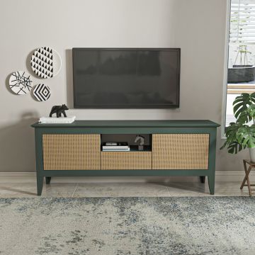 Comoda TV, Zena Home, Verde Modern, Verde / Hazeran