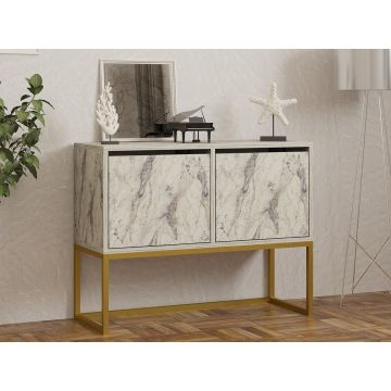 Consola, Asse Home, Zermat, Marmură Freesia