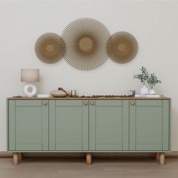 Consola, Miwood, Bohemian 1600-82, Verde