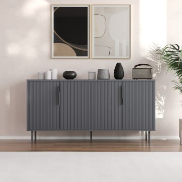 Consola, Odessa, Clara, 150x75x36 cm, Antracit
