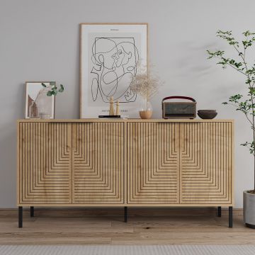 Consola, Odessa, Lurea, 150x75x36 cm, Maro