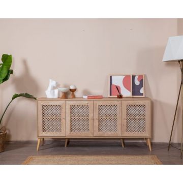 Consola, Wolina, Goose, 80x180x41 cm, Stejar