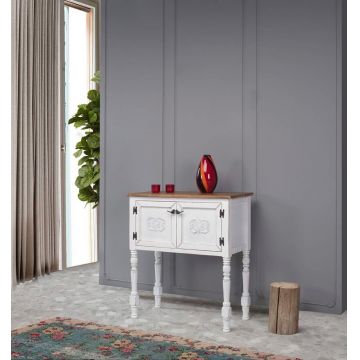 Dulap, Ephelia, Ada Dresser, 82x40x92 cm, MDF , Alb