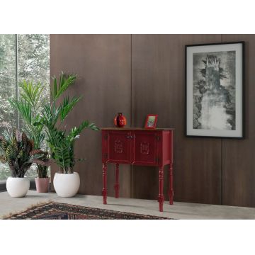 Dulap, Ephelia, Ada Dresser, 82x40x92 cm, MDF , Rosu