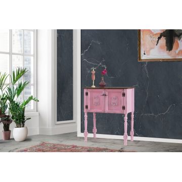 Dulap, Ephelia, Ada Dresser, 82x40x92 cm, MDF , Roz