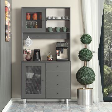 Dulap multifunctional, Comforty, Grano 96, Antracit