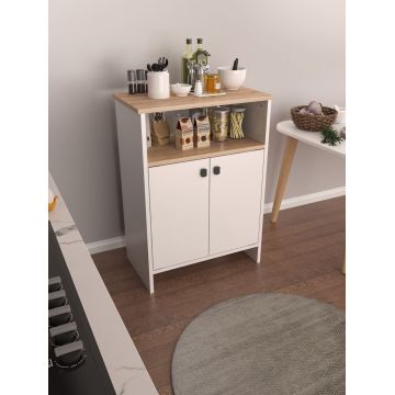Dulap multifunctional, Estella, Berry, Sonomo / Alb
