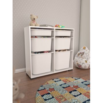 Dulap multifunctional, Estella, Carla, Alb