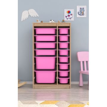 Dulap multifunctional, Estella, Montana Xs 2D4N8U, Sonomo / Roz