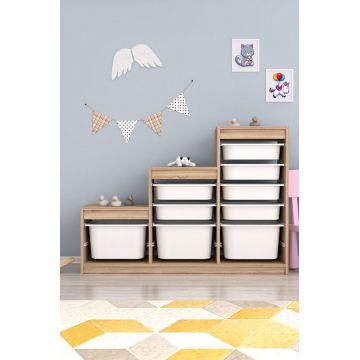 Dulap multifunctional, Estella, Swiss, Sonomo White