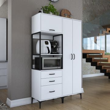 Dulap multifunctional, Rani, JE142, Alb