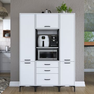 Dulap multifunctional, Rani, JE145, Alb