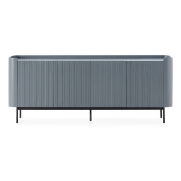 Comodă albastru prăfuit 200x80x40 cm Willa – MOME