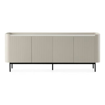 Comodă crem 200x80x40 cm Willa – MOME