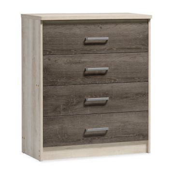 Comoda cu 4 sertare OlympusStejar 80x40x95 40x80 Comoda cu 4 sertare OlympusStejar 80x40x95 40x80