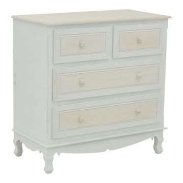Comoda Joliene  Alb 80x40x80 cm Comoda Joliene  Alb 80x40x80 cm