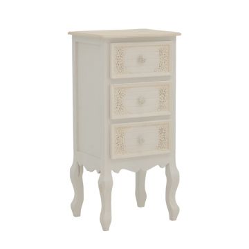 Comoda mdf Alb antic 40x34x82cm Comoda mdf Alb antic 40x34x82cm
