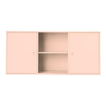 Comodă roz-deschis suspendată 133x61x42 cm Mistral – Hammel Furniture