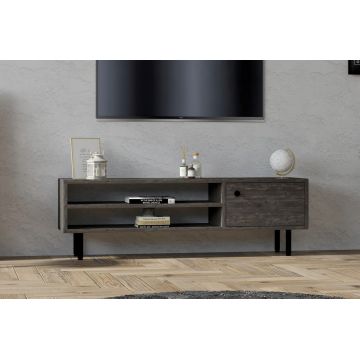 Comoda TV, Asse Home, Avila, 120x38x30 cm, PAL , Antracit Comoda TV, Asse Home, Avila, 120x38x30 cm, PAL , Antracit