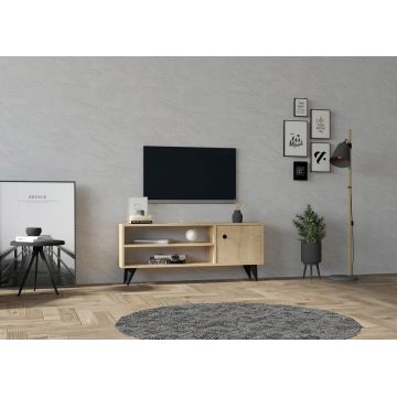 Comoda TV, Asse Home, Jena, 120x50x29 cm, PAL, Stejar Comoda TV, Asse Home, Jena, 120x50x29 cm, PAL, Stejar