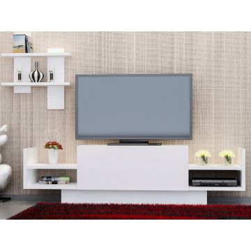 Comoda TV, Decorotika, Bahar, PAL, Alb Comoda TV, Decorotika, Bahar, PAL, Alb