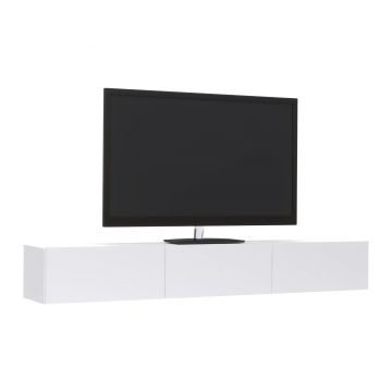 Comoda TV Elba, Alb, 180 x 30 x 25 cm Comoda TV Elba, Alb, 180 x 30 x 25 cm