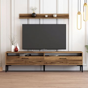 Comoda TV, Hommy Craft, Istanbul, 180x47x35 cm, PAL, Maro Comoda TV, Hommy Craft, Istanbul, 180x47x35 cm, PAL, Maro