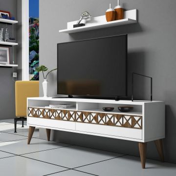 Comoda TV, Hommy Craft, Line, PAL, Alb Comoda TV, Hommy Craft, Line, PAL, Alb